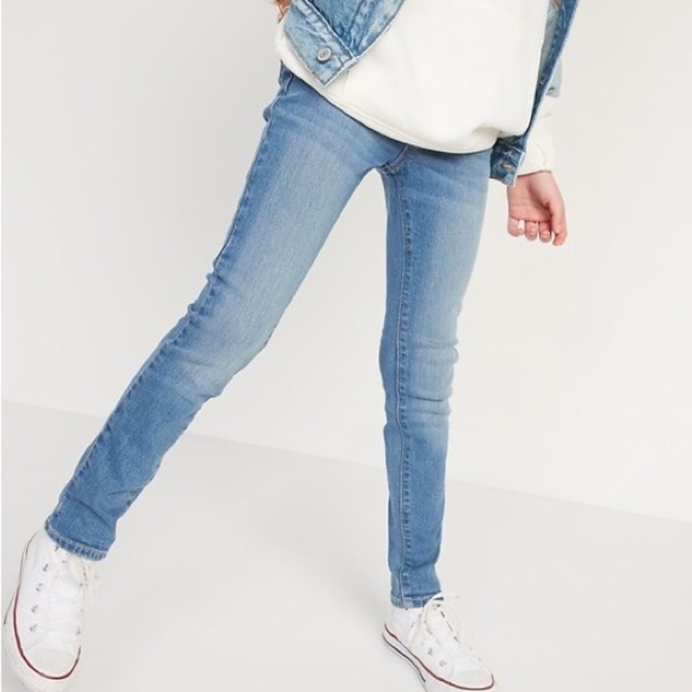 Old Navy Light Wash Girls Skinny Jeans